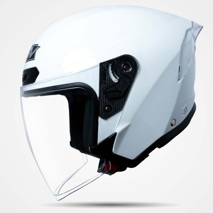 RSV HELMET NEW WINDTAIL WHITE GLOSSY HELM RSV NEW WINDTAIL