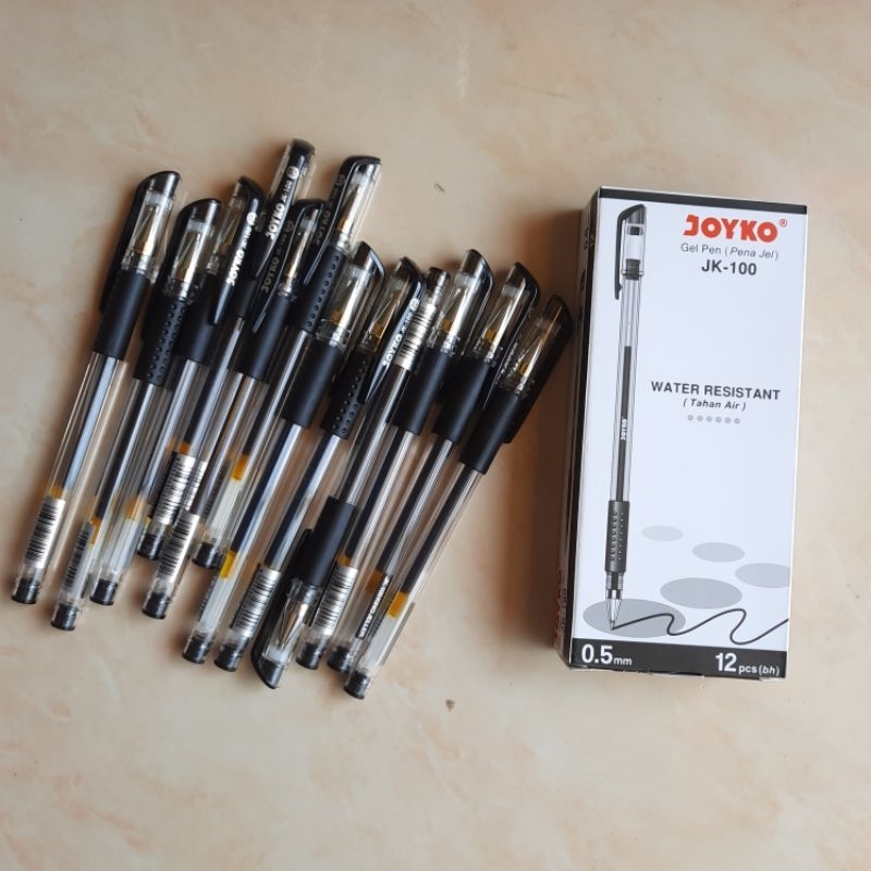 

PULPEN JOYKO JK-100 GEL 0,55MM PER BOX ISI 12 PCS PROMO