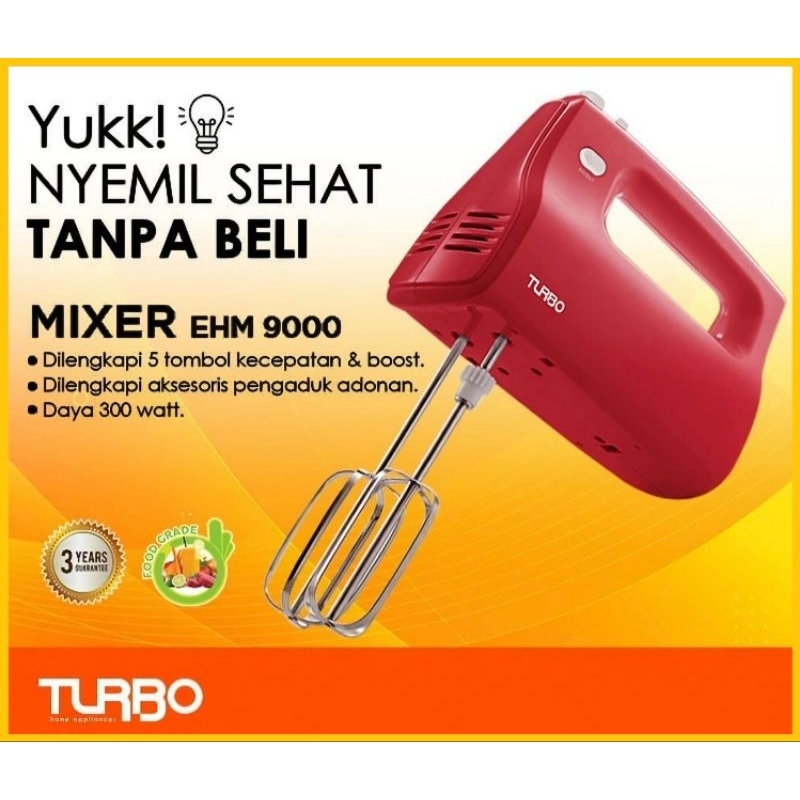 Mixer Turbo Ehm9000 / Mixer Hand Turbo Ehm9000 / Hand Mixer Turbo Ehm9000 / Mixer Turbo / Mixer