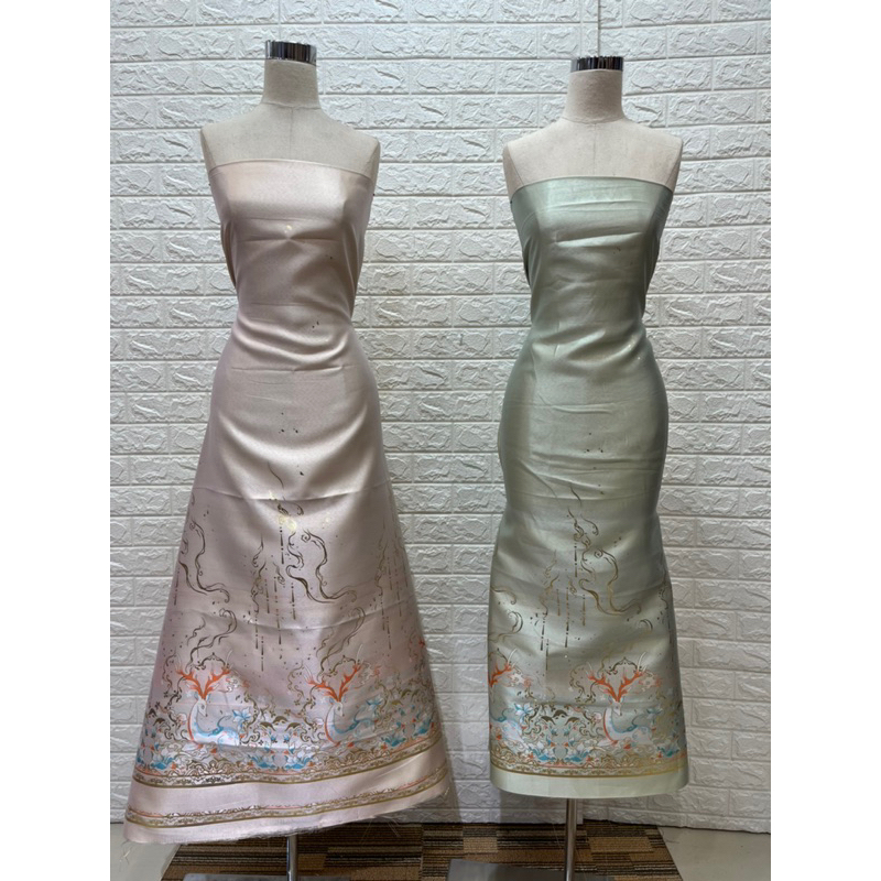 kain cheongsam,kain jaquard,kain imlek
