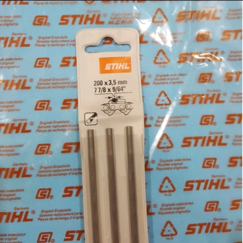 kikir bulat chain saw senso  3,5 mm STIHL ORIGINAL/3 pc