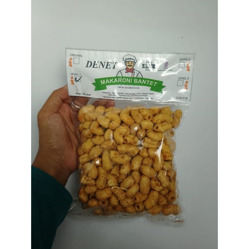 

Makaroni Bantet Kemasan 150gram