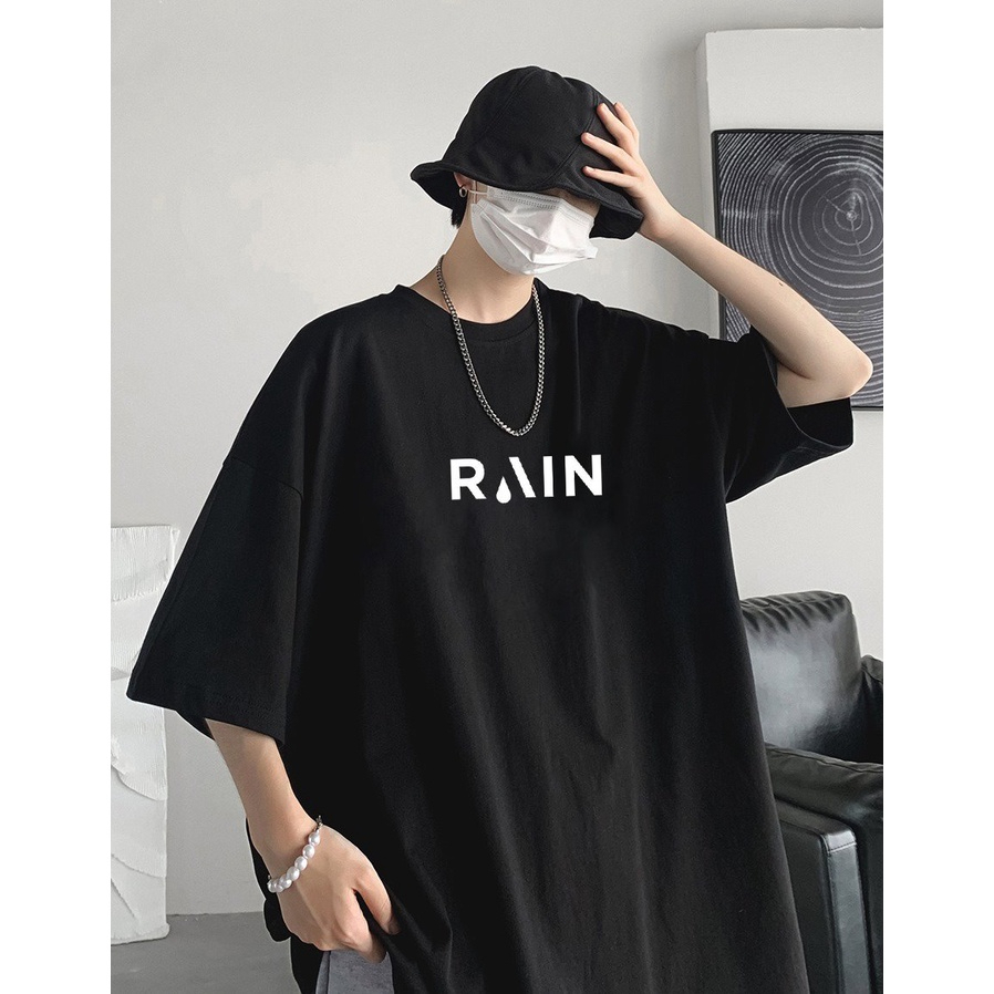 Kaos RAIN korean style kaos oblong big size kaos korean style wanita kaos korean style pria bigsize 