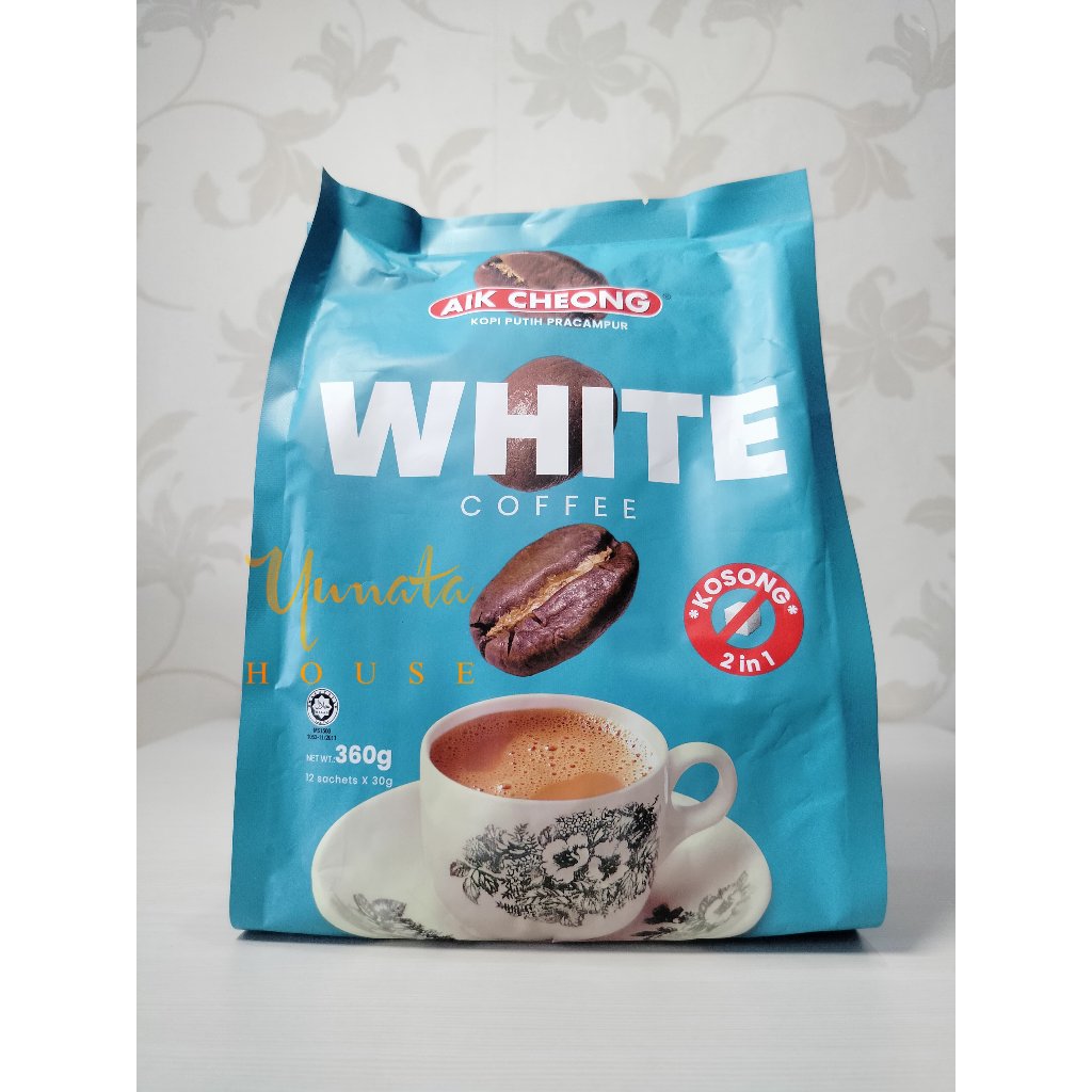 

Aik Cheong Malaysia White Coffee 2in1 Kosong [30g x 12s]