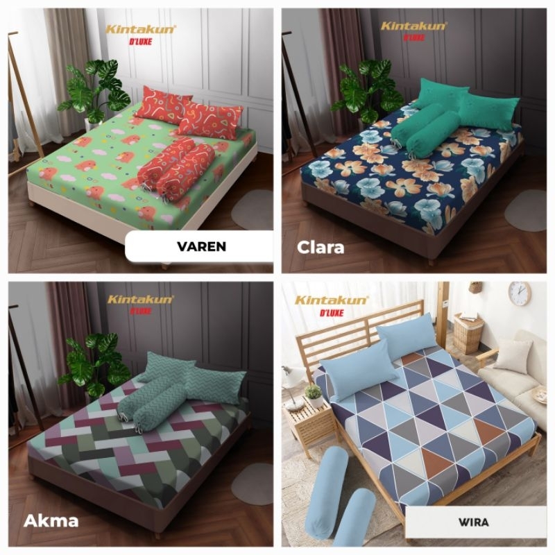Sprei Kintakun D'LUXE Tinggi 30cm  King (180*200) dan Queen(160x200) Tinggi 30cm