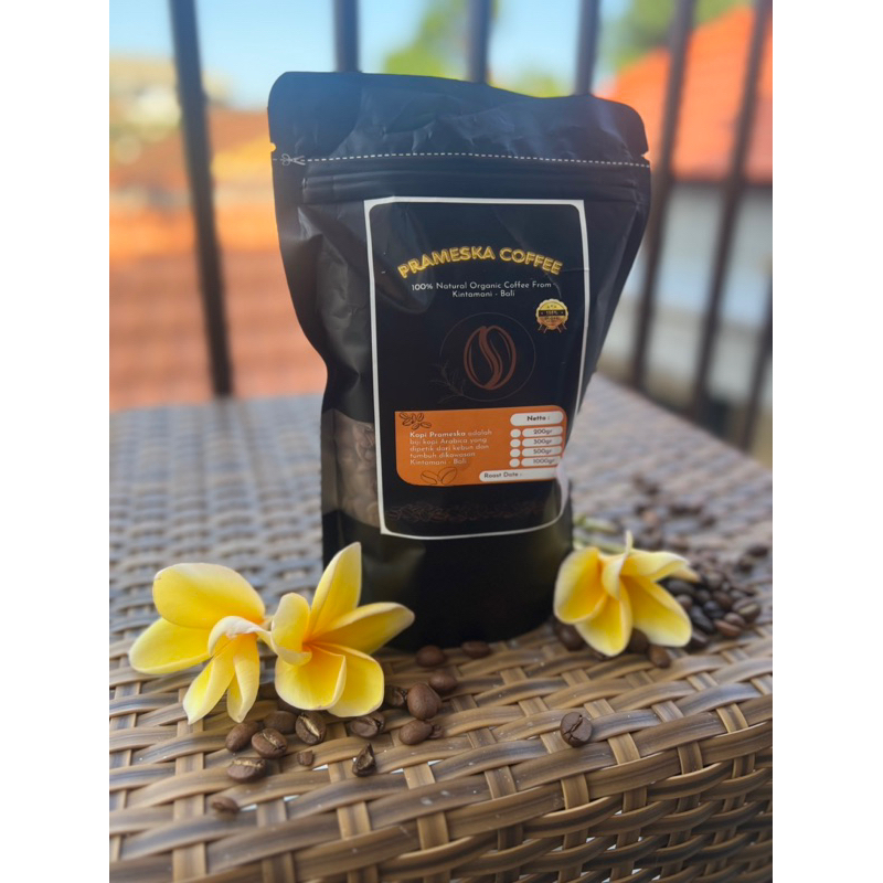 

PRAMESKA COFFEE biji kopi 100% arabika kintamani asli Bali isi 300g