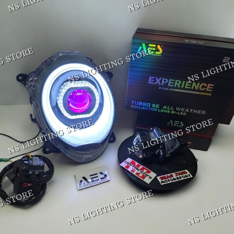 PROJIE PROJECTOR BILED AES ALL WEATHER 3 WARNA SCOOPY NEW