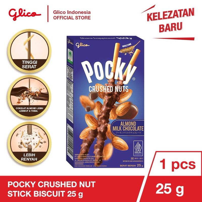 

Glico Pocky Crushed Nuts 25gr