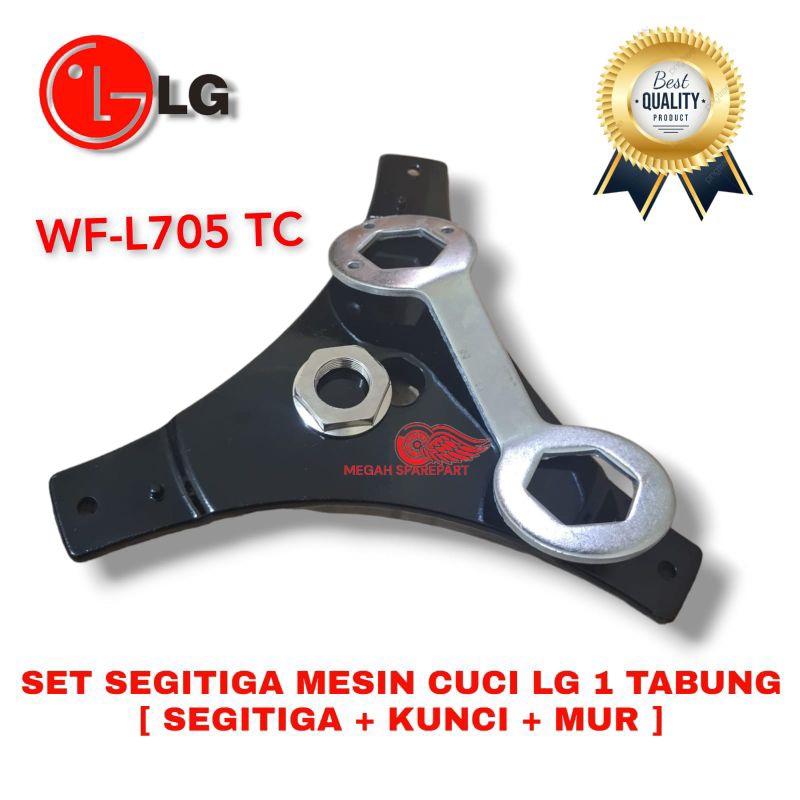 SET SEGITIGA MESIN CUCI LG 1 TABUNG TYPE WF-L705TC QUALITY