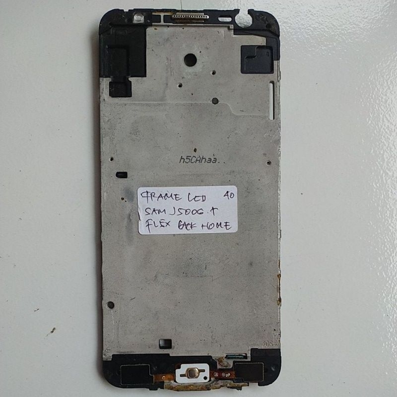 FRAME LCD + FLEXI TOMBOL KEMBALI + EARPIECE SAMSUNG J500G ORI COPOTAN