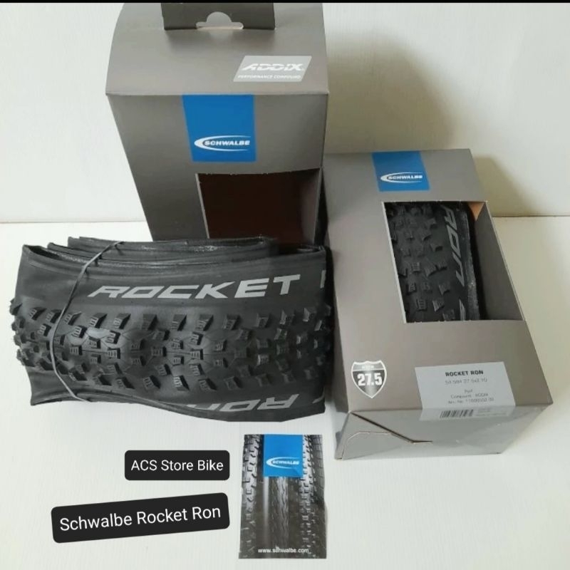 BAN LUAR SCHWALBE ROCKET RON 27.5 X 2.10 UNTUK SEPEDA GUNUNG MTB 27.5 INCH