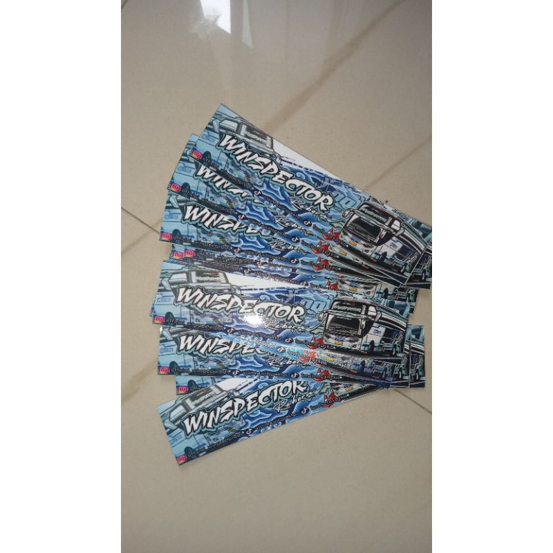 

stiker Winspector dapat 2 limited edition