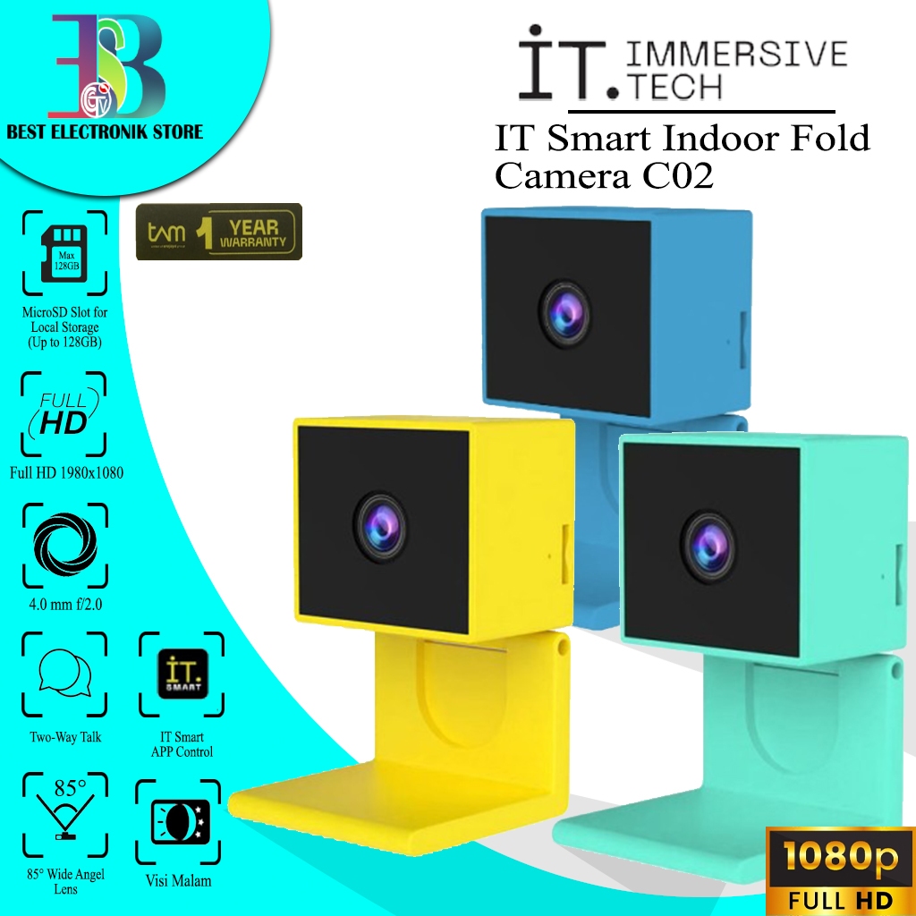 IT IMMERSIVE TECH C02 / 3 Varian Warna (BLUE / YELLOW / GREEN)