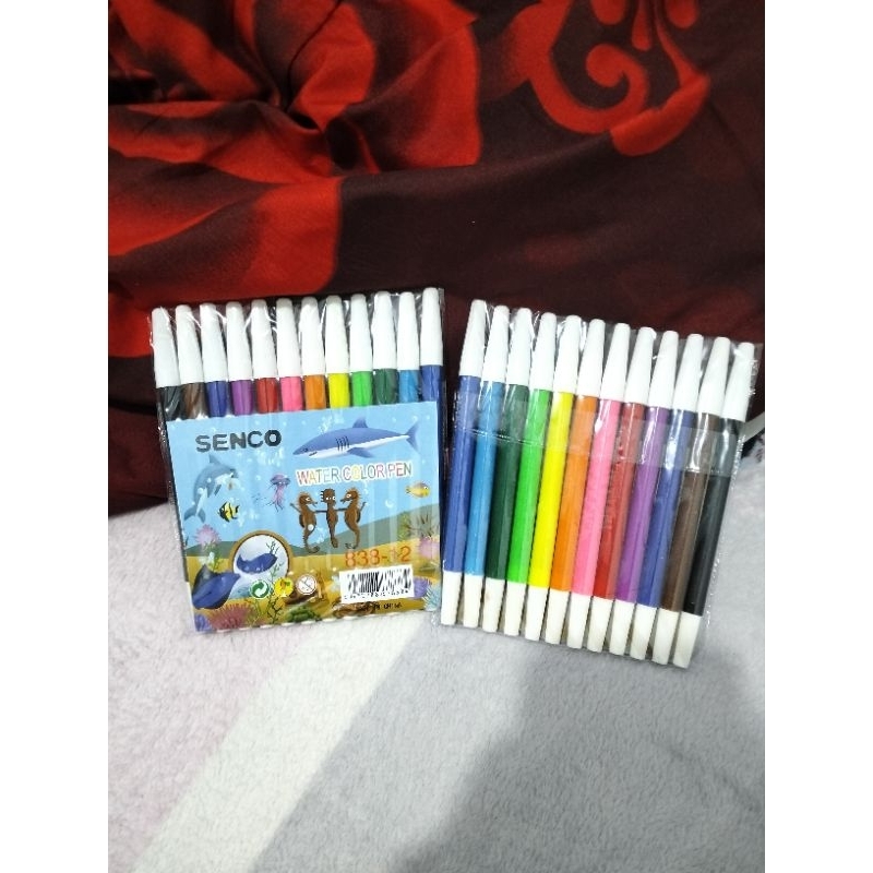 

Spidol Kecil 12 Warna Murah / Spidol Gambar / Water Colour Pen