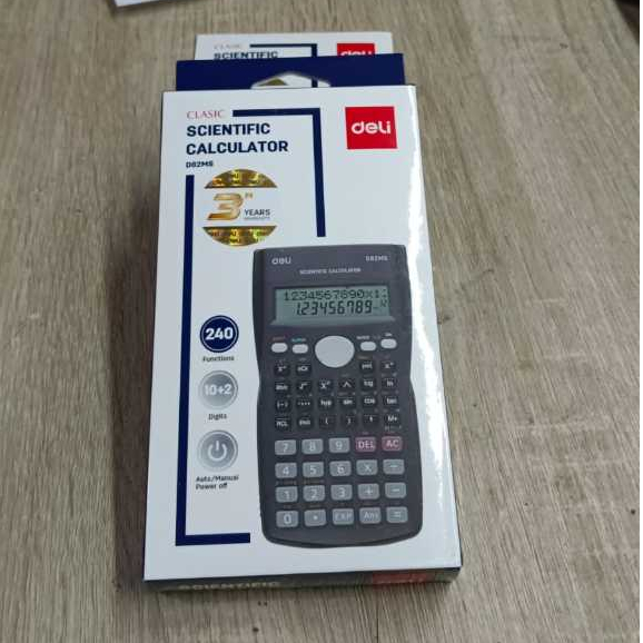 

Kalkulator Scientific Deli D82MS 240 Fungsi (cede 23 70 58)