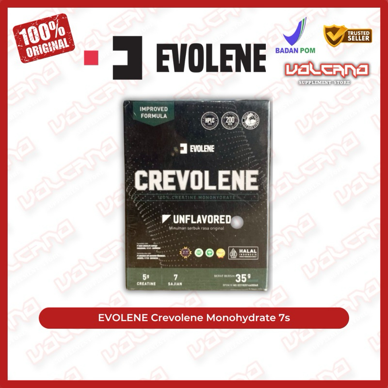Evolene Crevolene Monohydrate 35 gr Evo Creatine 7 sachet