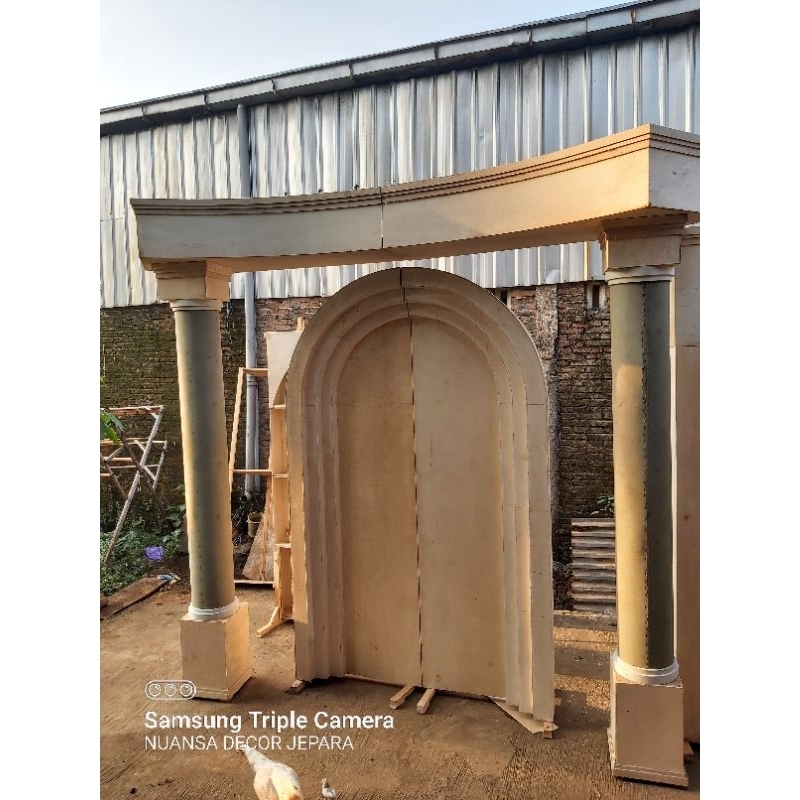 pelaminan backdrop/pelaminan terbaru/pelaminan triplek rangka kayu