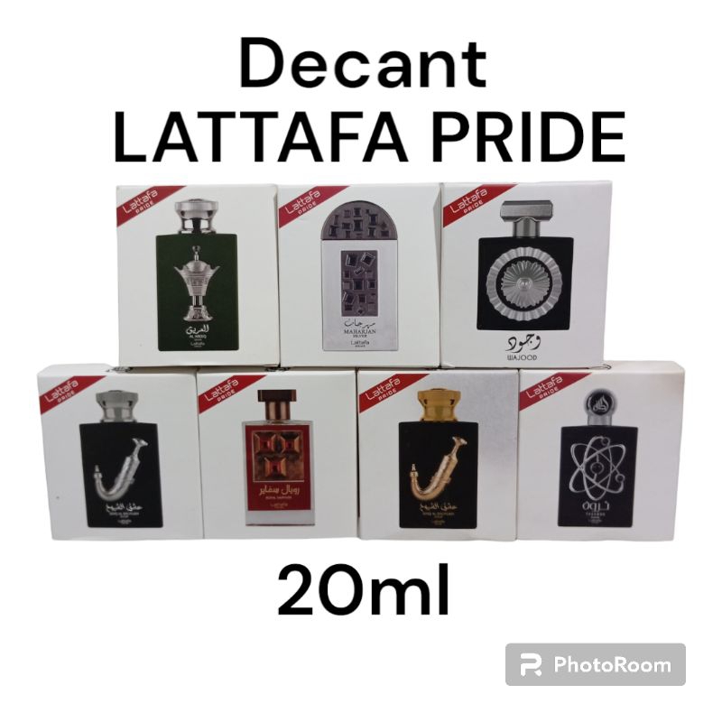 PARFUM DECANT LATTAFA PRIDE 20ML.ORIGINAL LATTAFA
