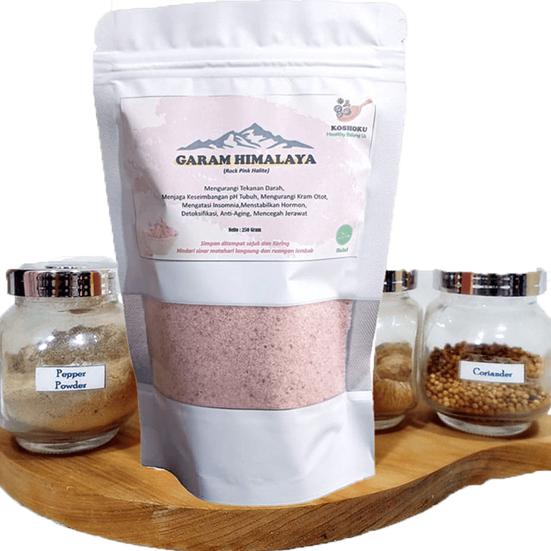 

Garam Himalaya Original 500 gram / Organic Pink Himalayan Salt Fine Asli Pakistan