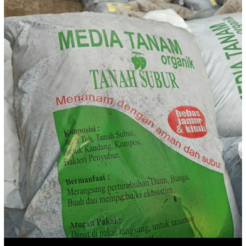 Media tanam organik tanah subur