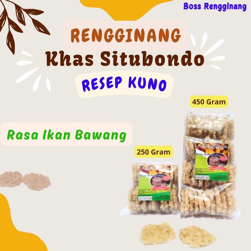 

Rasa Ikan bawang khas situbondo / Boss Rengginang / rengginang / rengginang situbondo / krupuk rengginang