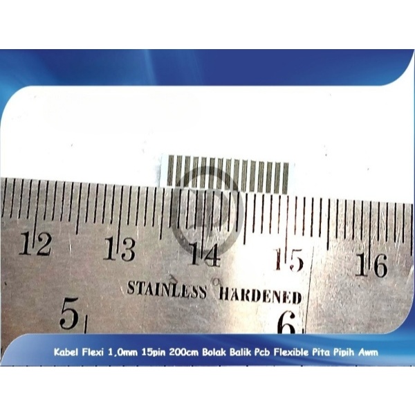 

Kabel Flexi 1,0Mm 15Pin 200Cm Bolak Balik Pcb Flexible Pita Pipih Awm Dnpgood11 Berkualitas