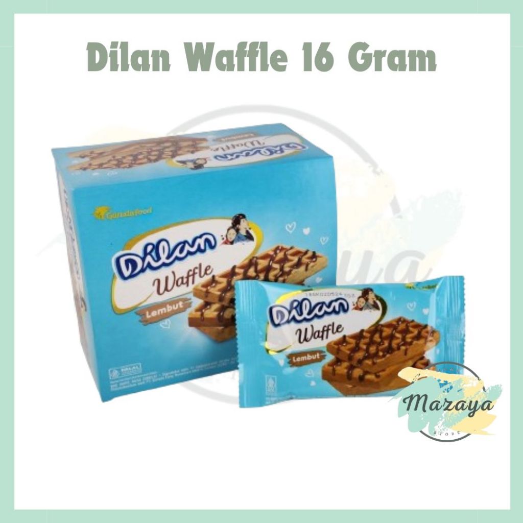 

DILAN WAFFLE LEMBUT BOLU EMPUK NETTO 12 PCS - MAZAYA HOMESTORE