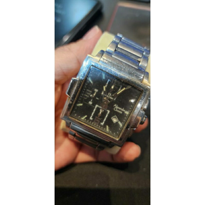 Jam tangan alexandre christie ORIGINAL kondisi mati
