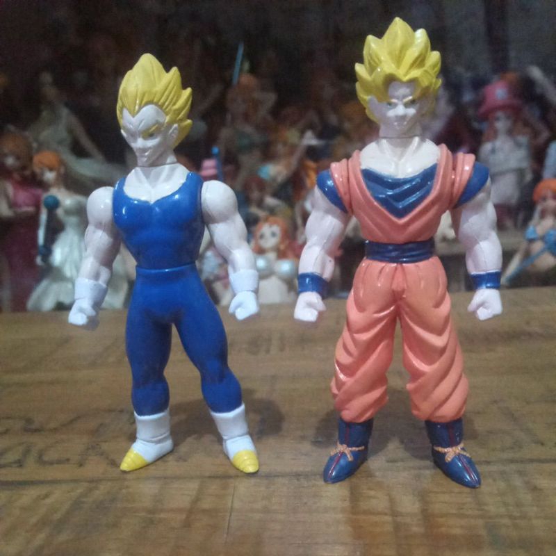 dragon ball dragonball figure set ori son goku vegeta vintage