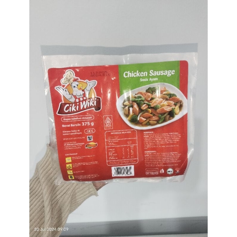 

Ciki wiki sosis 375gr