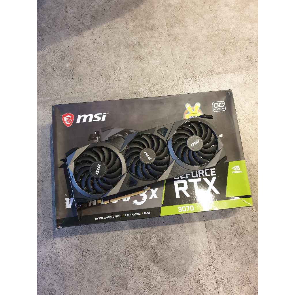 MSI GEFORCE RTX 3070 VENTUS 3X OC 8GB GDDR6 256BIT NVIDIA VGA / 3070