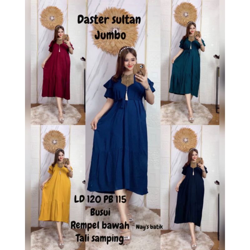 Daster sultan Polos terbaru