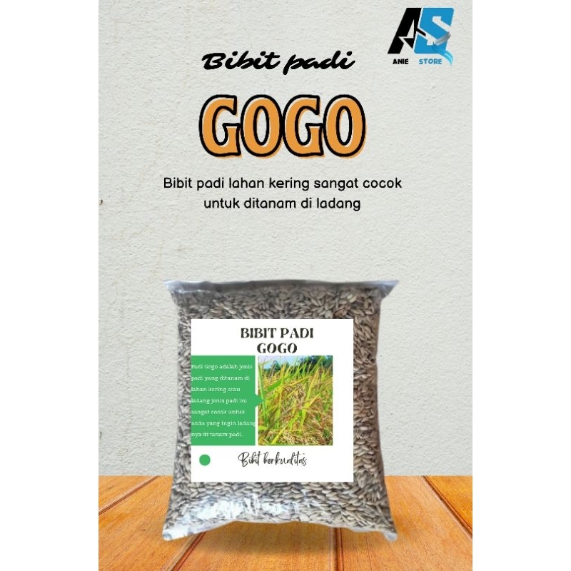 Bibit padi lahan kering/bibit padi Gogo beras merah 1kg