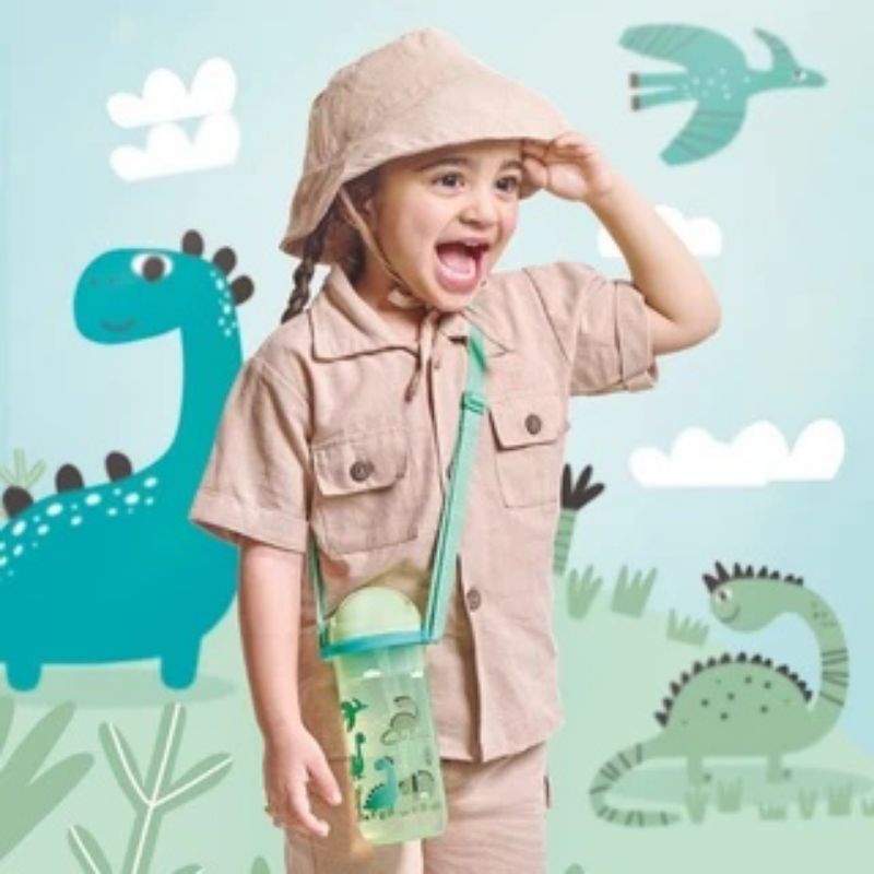Kiddos Tumbler Tupperware - Dino