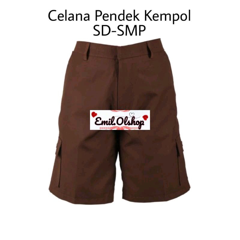 Seragam Pramuka Celana Pendek Kempol Seragam Pramuka Celana Kempol Pramuka Celana Kempol Cokelat or