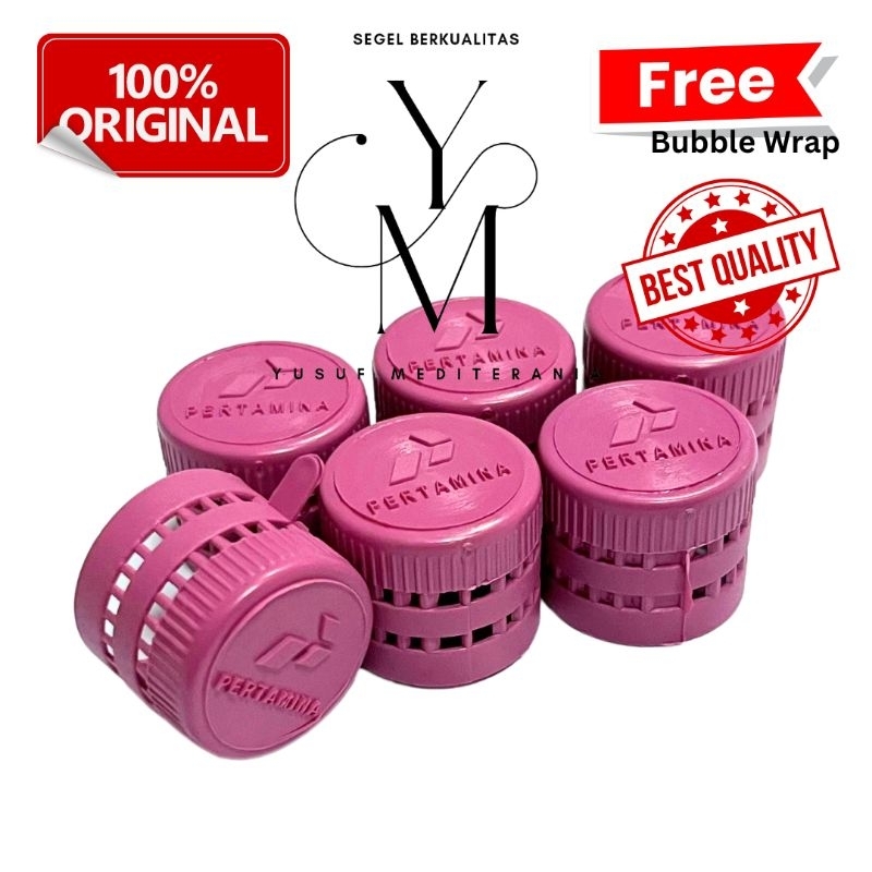 TUTUP SEGEL ELPIJI PINK TUTUP GAS LPG 3KG 12KG TUTUP TABUNG GAS CAPSEAL CUP SEAL SIL KAP ELPIJI BRIG