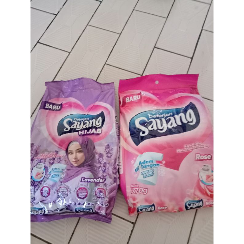 detergen sayang 770gram/boom detergen 800gram