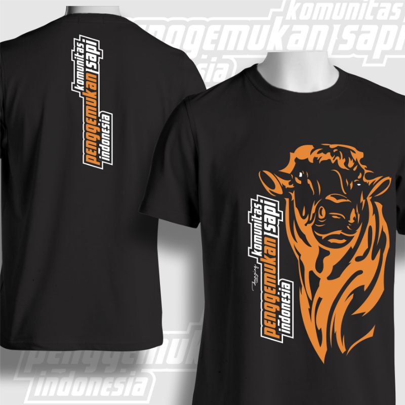 KAOS KOMUNITAS PENGGEMUKAN SAPI KEREN MURAH