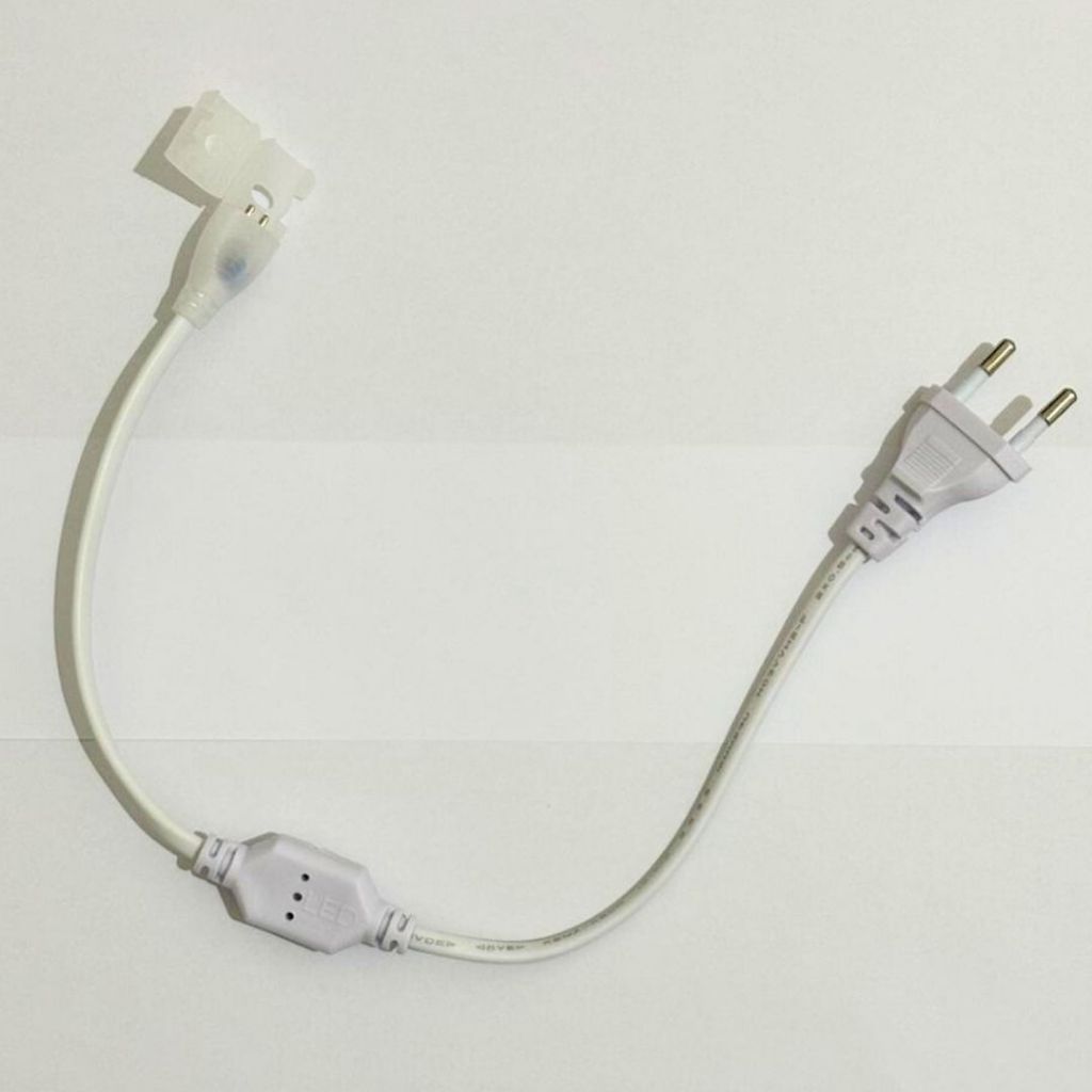 Socket/Socket Lampu LED Strip Selang (Anti Air) - Jepit