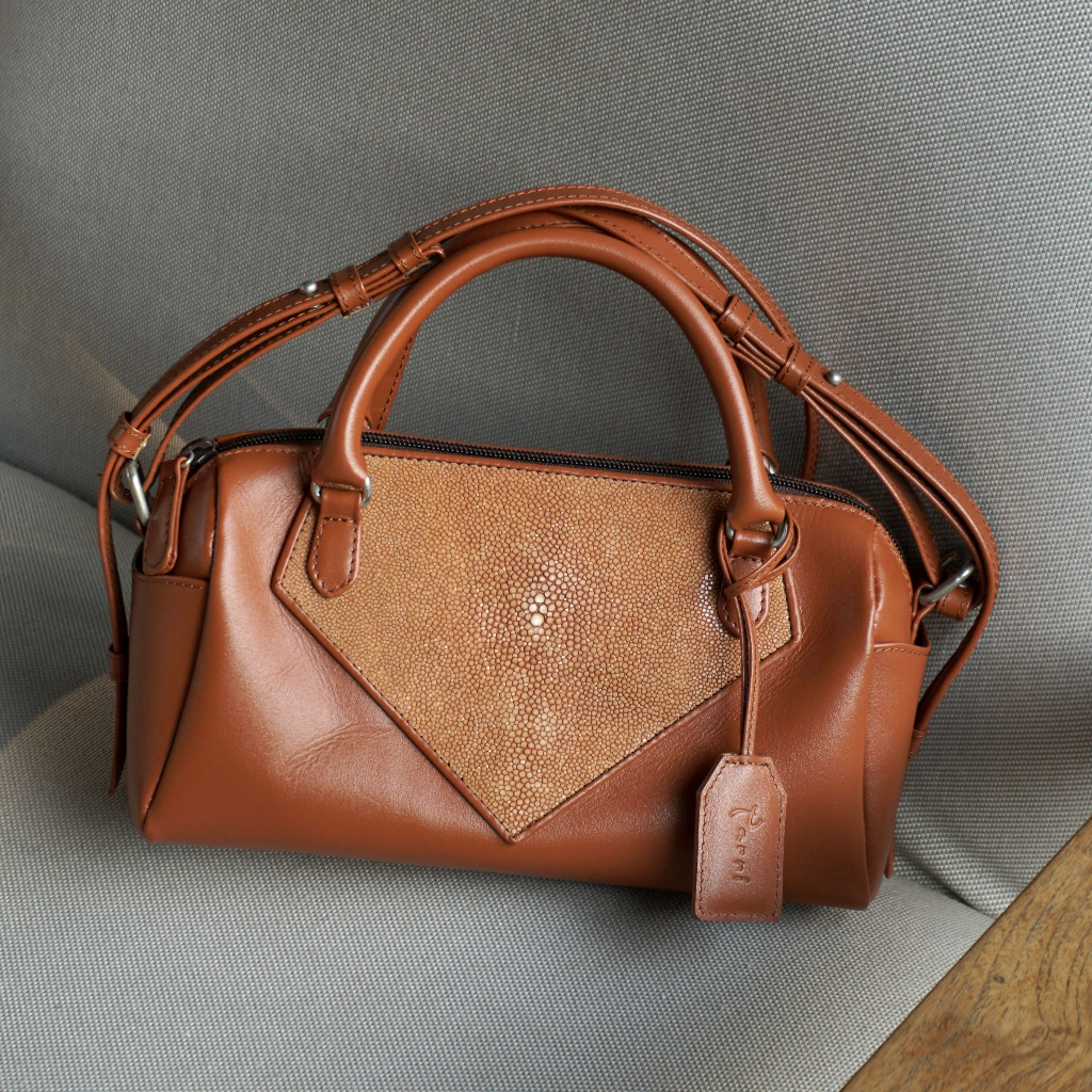 (PARRI) ASHAA BAG - Tas Wanita Kulit Ikan Pari