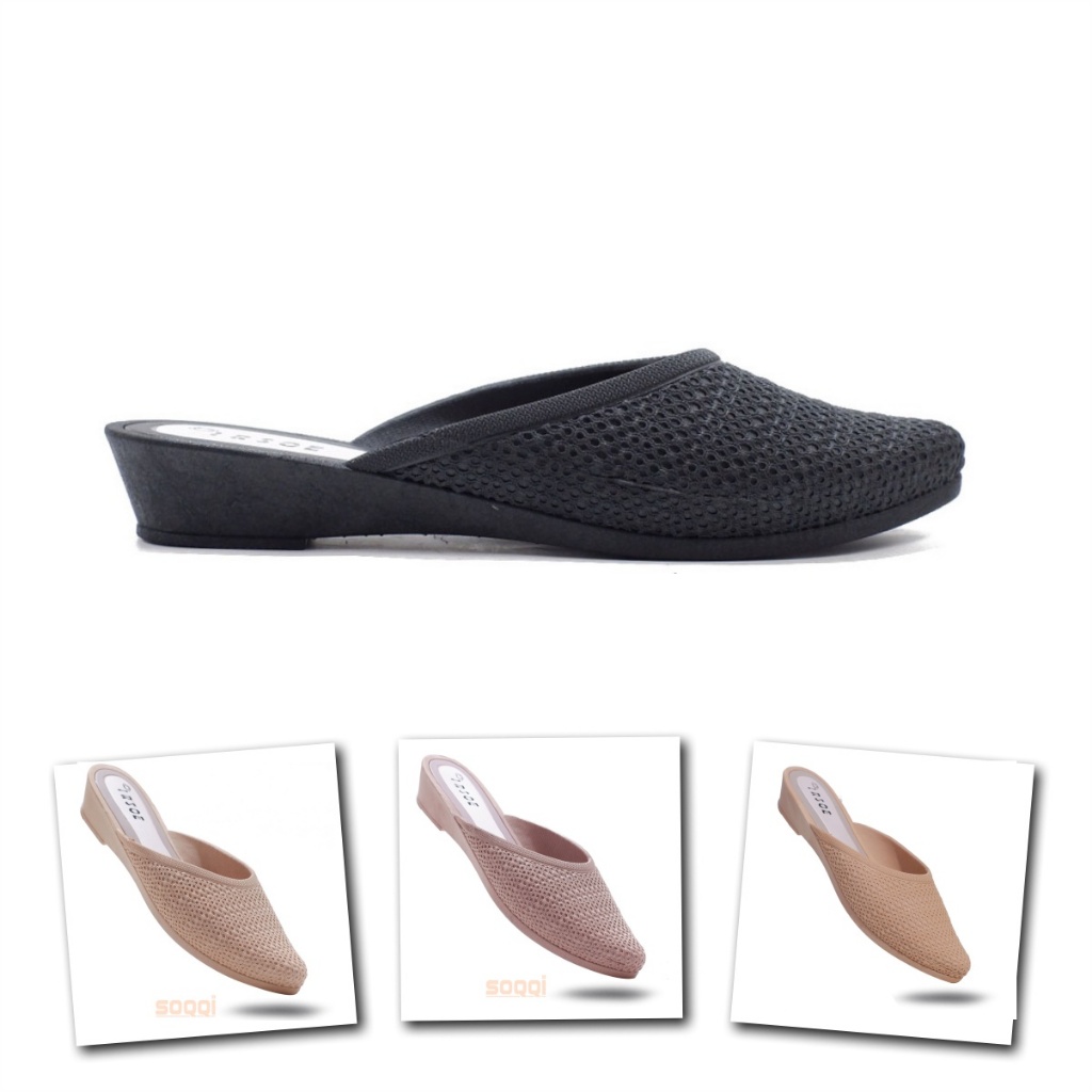 Sendal slop mules wanita sendal slop cewek original irsoe 603 B terbaru promo cod murah 36-40