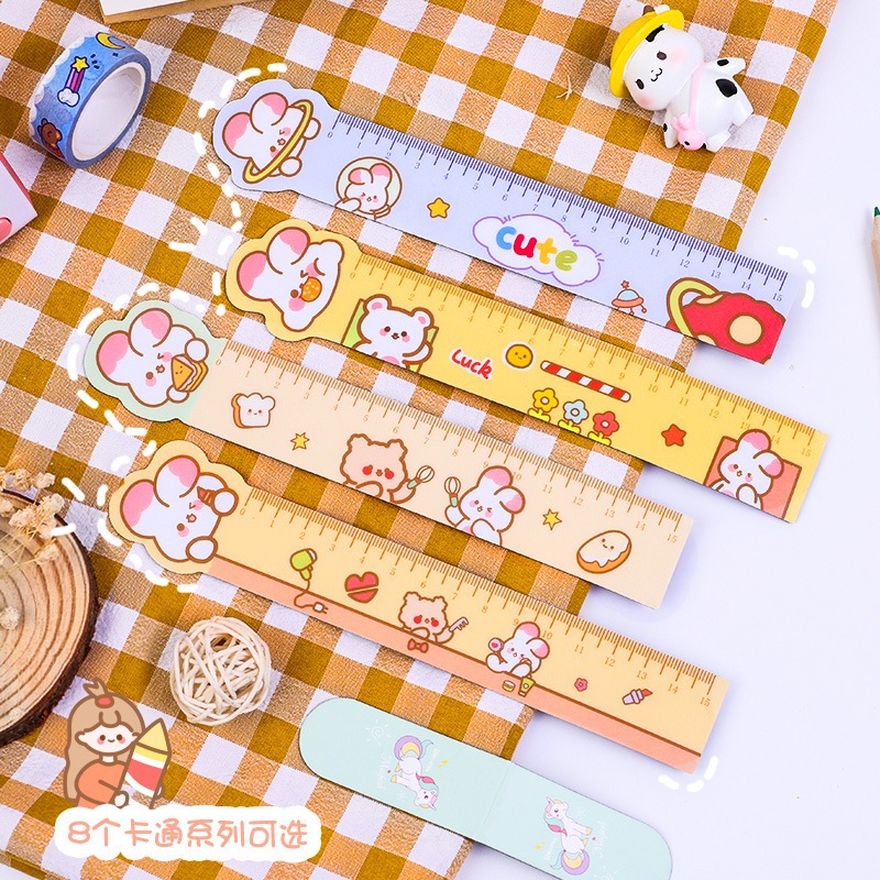 

1 PCS Ruler Cartoon Penggaris Kartun Bear Lucu Best Seller AT36