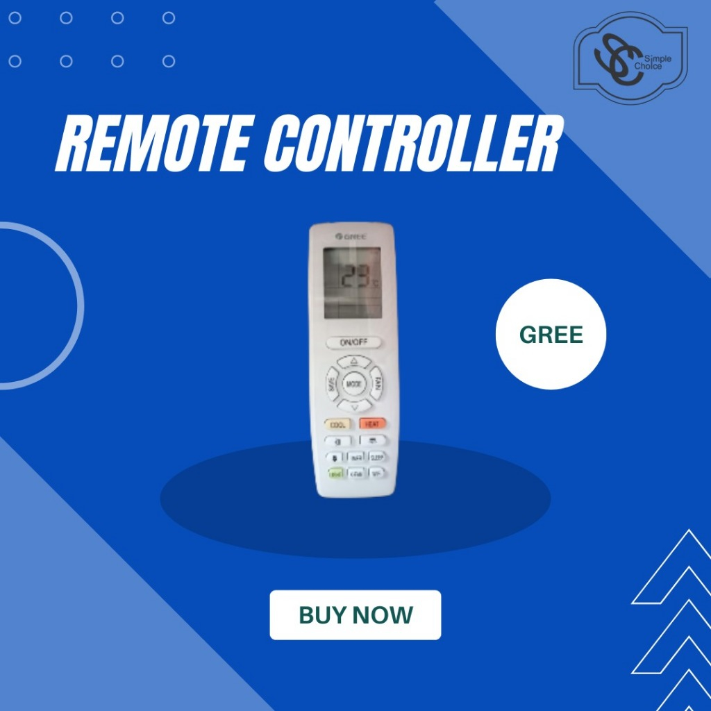 REMOTE CONTROLLER AC GREE ORIGINAL
