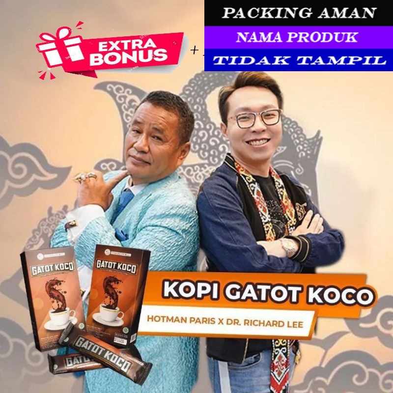 

Kopi Gatot Koco 1 Box isi 5 Sachet BPOM by dR. Richard Lee ( PRIVASI AMAN )