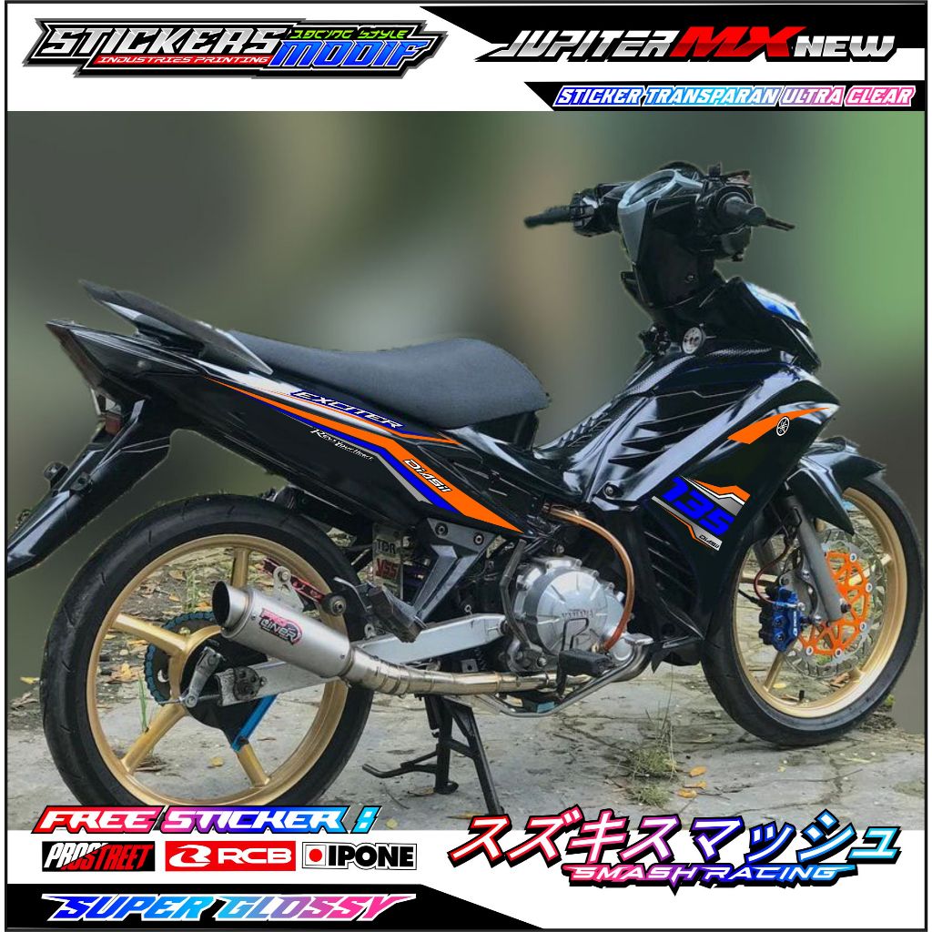 STRIPING VARIASI JUPITER MX 135 NEW / STICKER LIST VARIASI MOTOR JUPITER MX 135 NEW