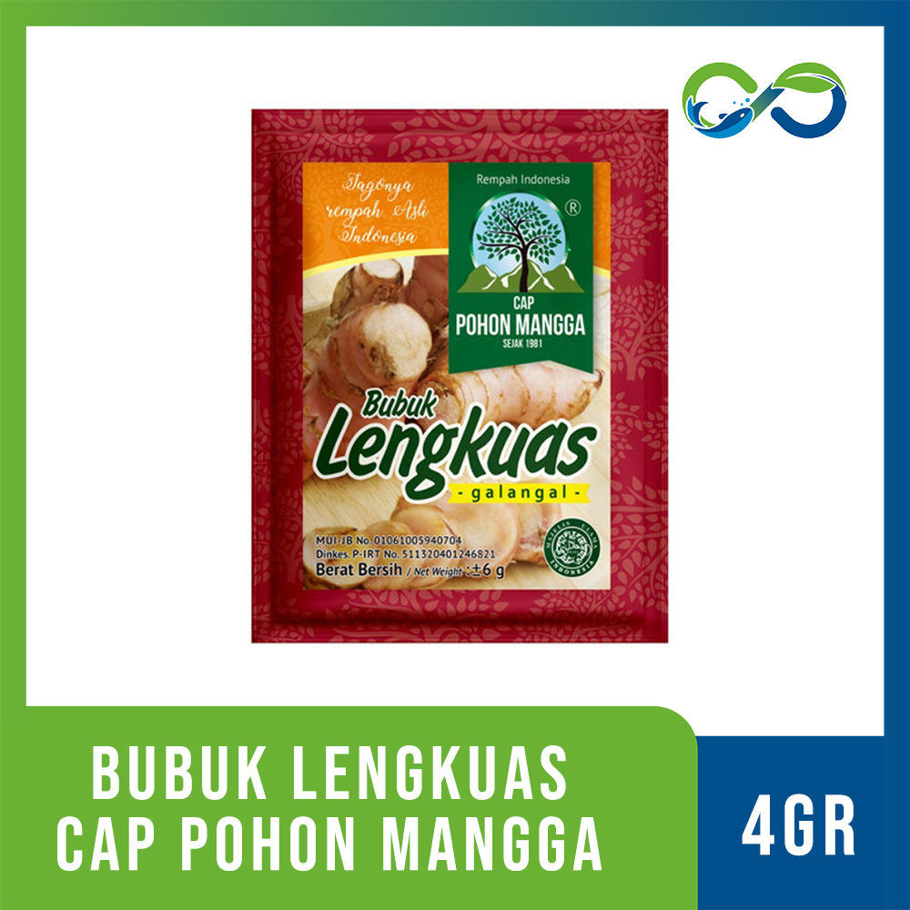 

[AquaEcofarm] BUBUK Lengkuas Rempah Indonesia Sachet Cap Pohon Mangga Bandung