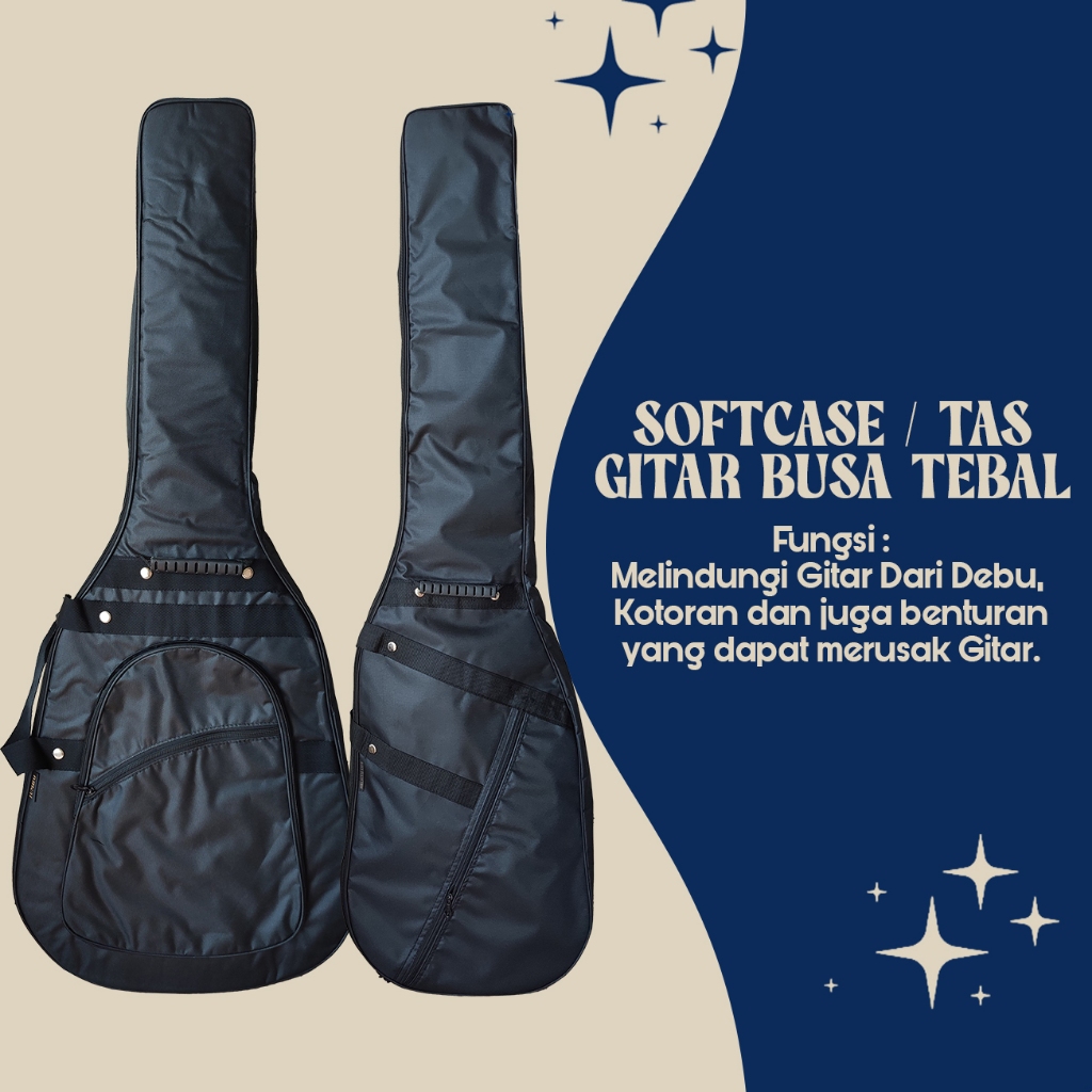 Softcase Bass Akustik / Tas Gitar Akustik