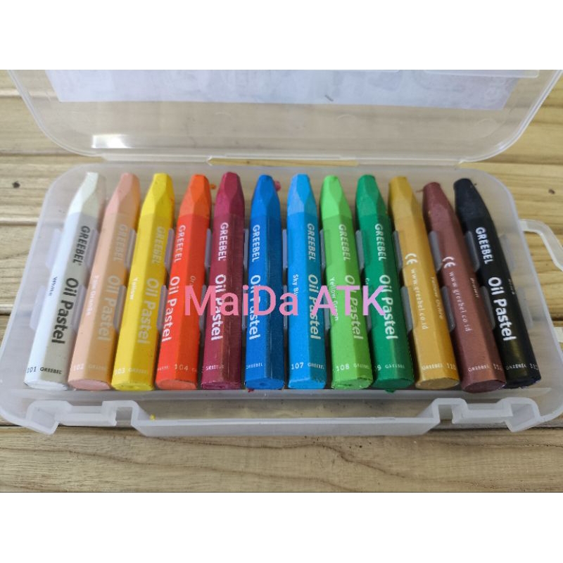 

crayon GREEBEL 12colors oil pastels