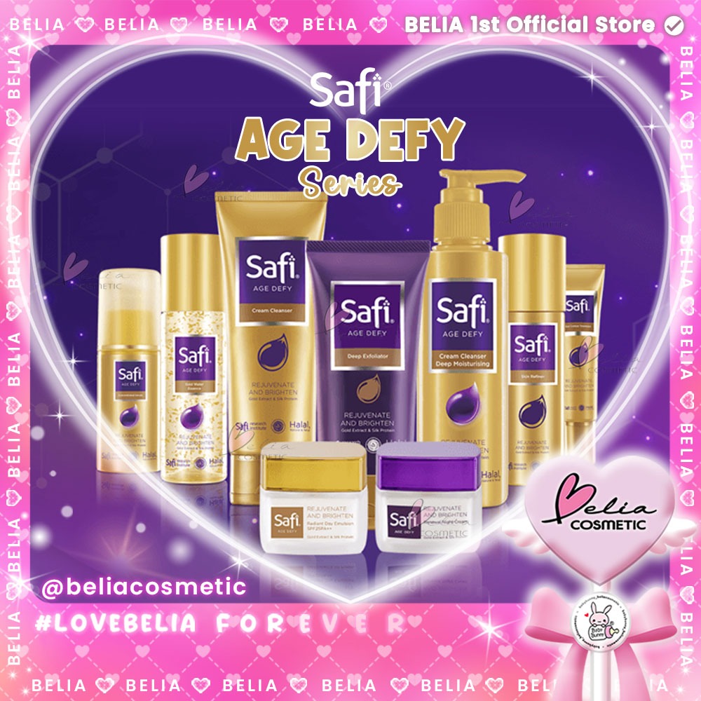 ❤ BELIA ❤ SAFI Age Defy Series | Day Night 25 40g | Gold Water 30 100 | Youth Elixir | Serum Essence