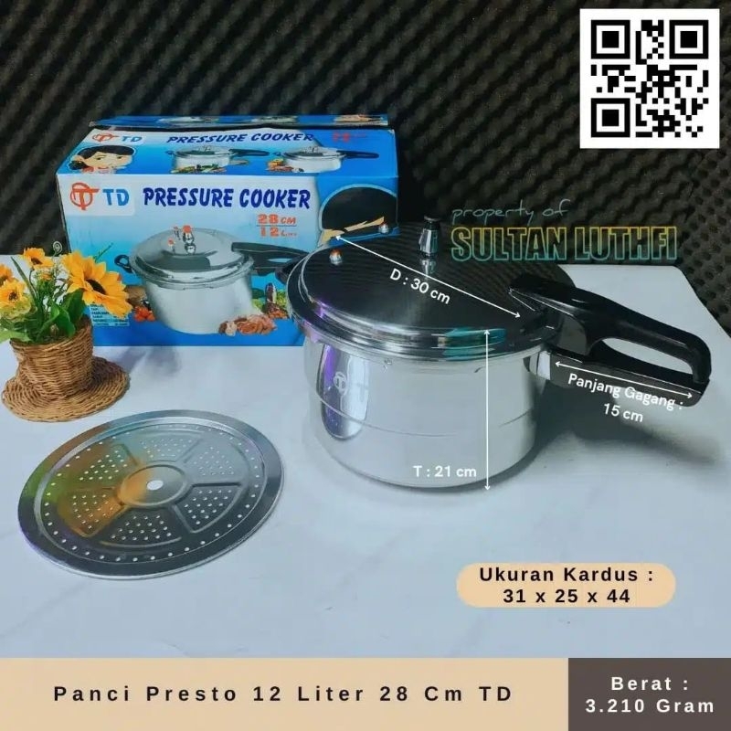 Panci Presto 12 Liter TD